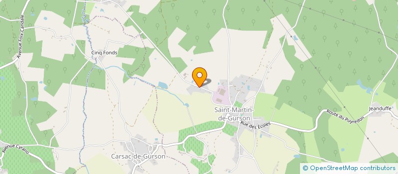 localisation de l'entreprise EURO TECH MUSIC PRODUCTION  MONTPEYROUX