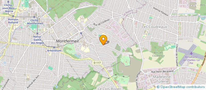 localisation de l'entreprise EURO TECH P. à MONTFERMEIL