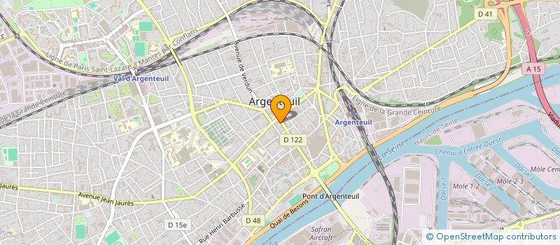 localisation de l'entreprise EURO TECHNELEC  ARGENTEUIL