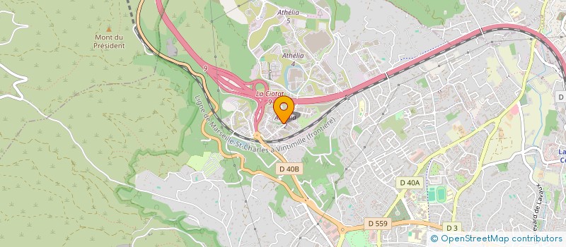 localisation de l'entreprise EURO TECHNI  LA CIOTAT