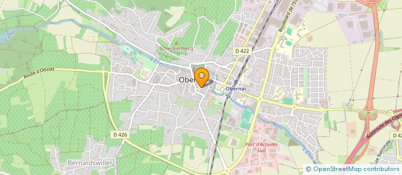 localisation de l'entreprise EURO TECHNIQUE ENVIRONNEMENT à OBERNAI