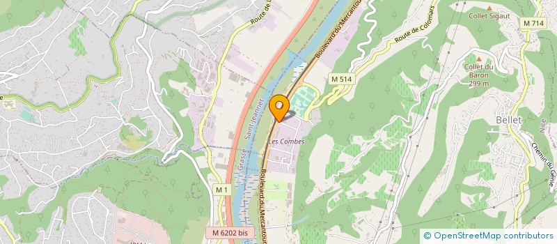 localisation de l'entreprise EURO TECHNIQUE MAINTENANCE à NICE