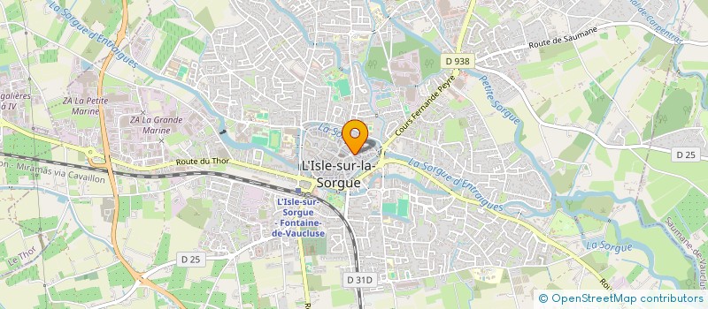 localisation de l'entreprise EURO TEILOR à L'ISLE-SUR-LA-SORGUE