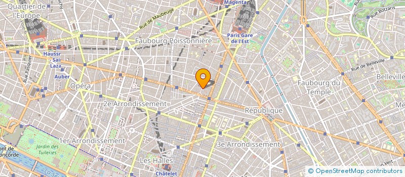 localisation de l'entreprise EURO TEINTURE à PARIS