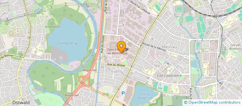 localisation de l'entreprise EURO TELE SERVICES à STRASBOURG