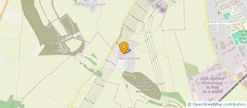 localisation de l'entreprise EURO TELECOM  LE THILLAY