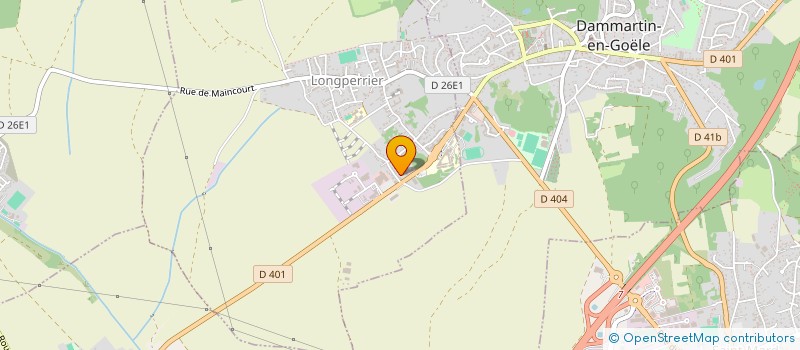 localisation de l'entreprise EURO-TERRE à VILLENEUVE-SOUS-DAMMARTIN