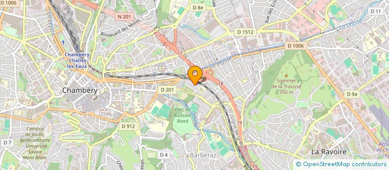 localisation de l'entreprise EURO TINYHOUSE RHONE ALPES  SEVRIER