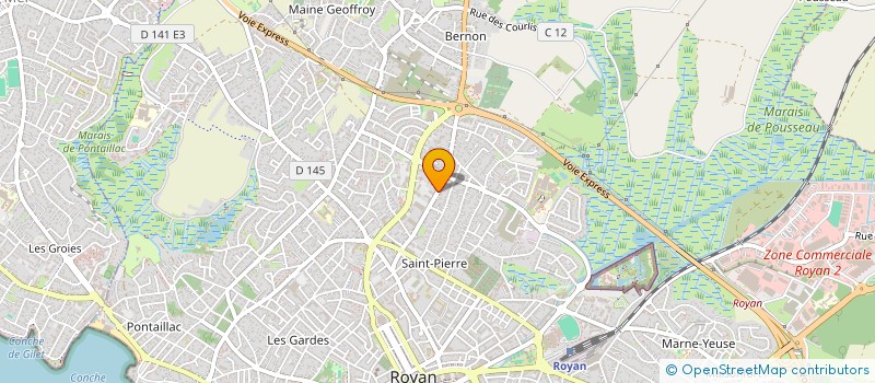 localisation de l'entreprise EURO TOURS SERVICES  ROYAN