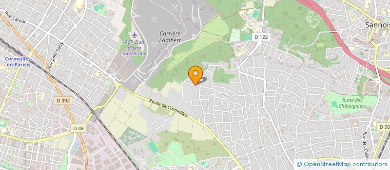 localisation de l'entreprise EURO TP à ARGENTEUIL