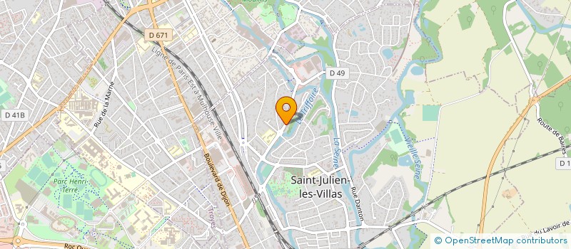 localisation de l'entreprise EURO TP à SAINT-JULIEN-LES-VILLAS