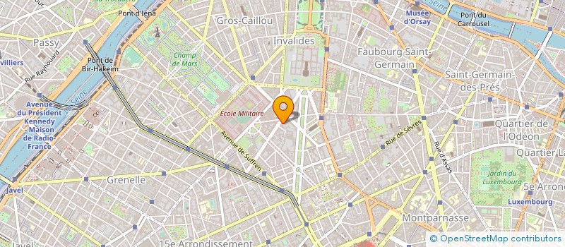 localisation de l'entreprise EURO TR NEGOCE à PARIS