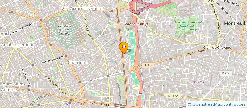 localisation de l'entreprise EURO TRADING  PARIS