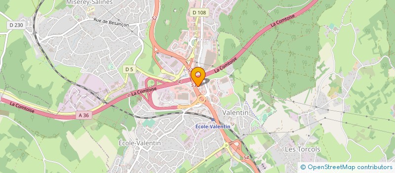 localisation de l'entreprise EURO TRADING SERVICES à ECOLE-VALENTIN
