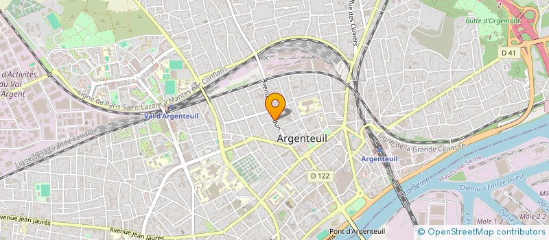 localisation de l'entreprise EURO TRAITEUR SERVICES  ARGENTEUIL