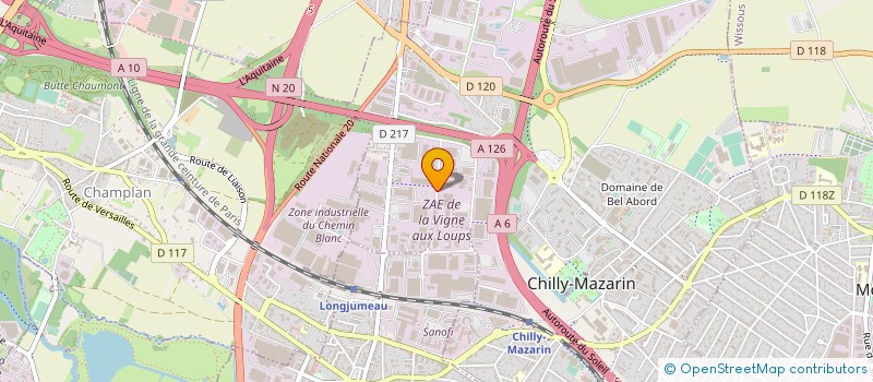 localisation de l'entreprise EURO-TRAITSOL à CHILLY-MAZARIN