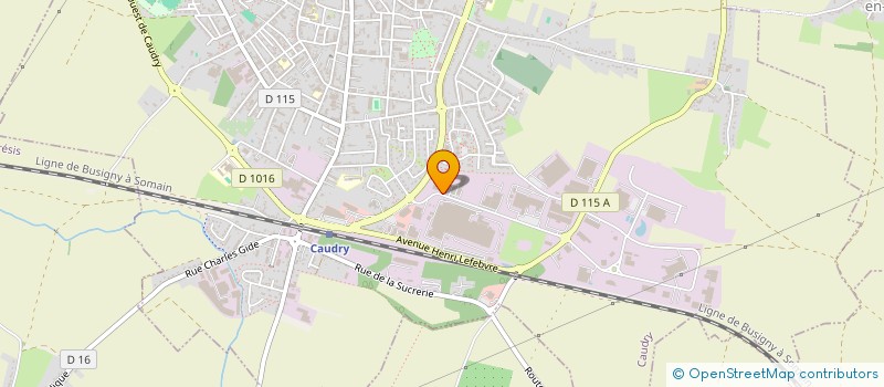 localisation de l'entreprise EURO TRANS'EXPRESS à CAUDRY
