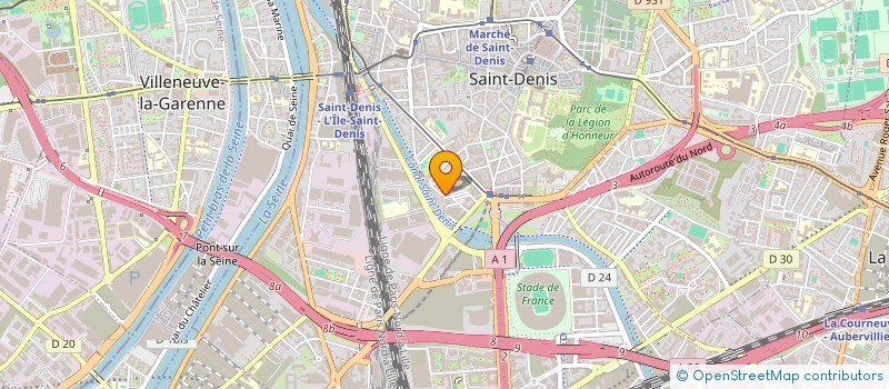 localisation de l'entreprise EURO TRANS RAPIDE à SAINT-DENIS