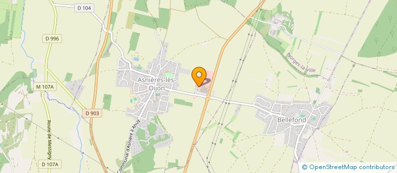 localisation de l'entreprise EURO-TRANS-SECURITE  MESSIGNY-ET-VANTOUX