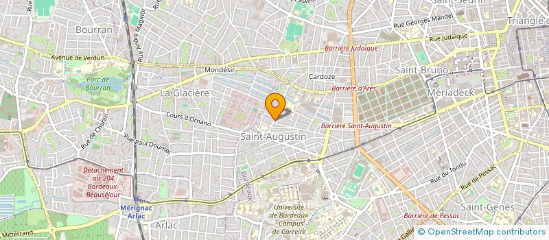 localisation de l'entreprise EURO TRANSACTION à BORDEAUX