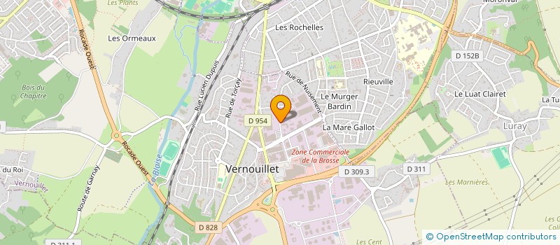 localisation de l'entreprise EURO TRANSACTION AUTOMOBILE à VERNOUILLET