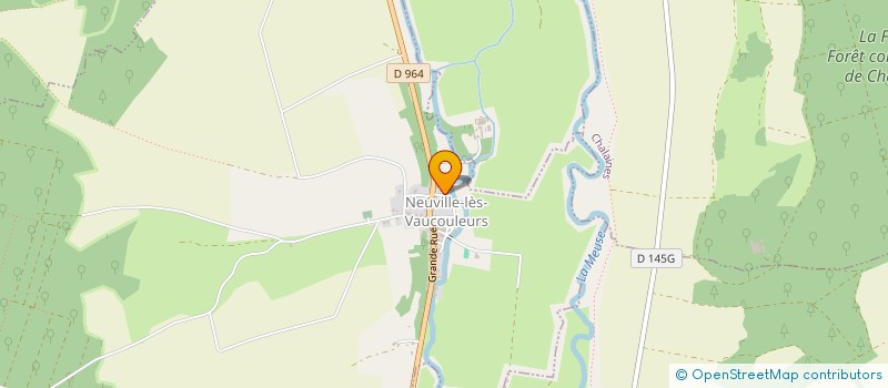 localisation de l'entreprise EURO TRANSPORTS à NEUVILLE-LES-VAUCOULEURS