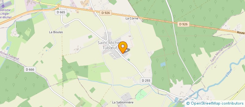 localisation de l'entreprise EURO TRANSPORTS à SAINT-MICHEL-TUBŒUF