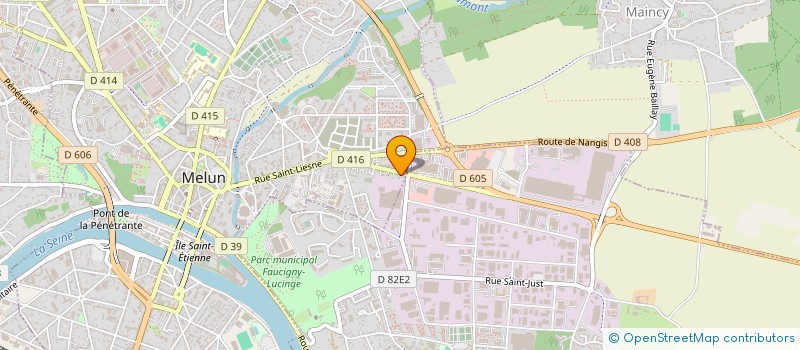 localisation de l'entreprise EURO TRAVAUX à MELUN