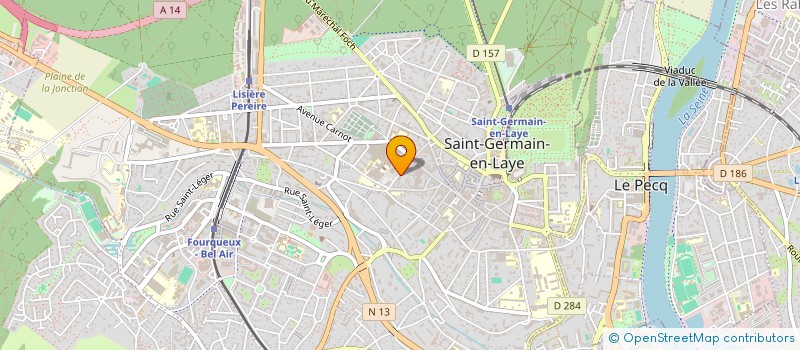 localisation de l'entreprise EURO TREC FRANCE à SAINT-GERMAIN-EN-LAYE