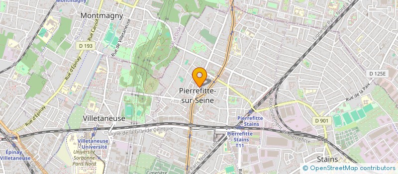 localisation de l'entreprise EURO TURBO à PIERREFITTE-SUR-SEINE