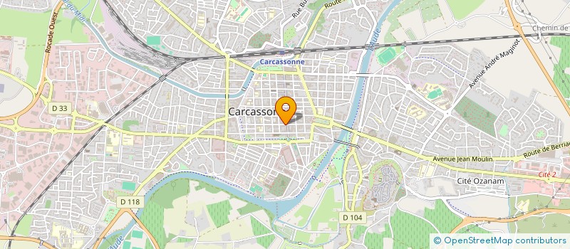 localisation de l'entreprise EURO TV à CARCASSONNE