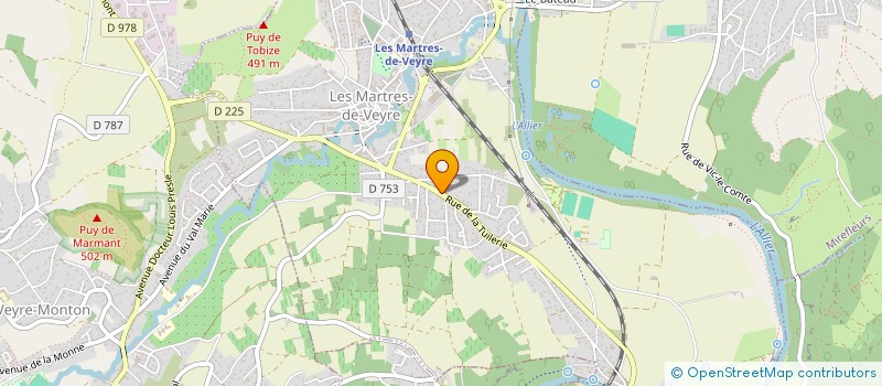 localisation de l'entreprise EURO UTILITAIRES à LES MARTRES-DE-VEYRE