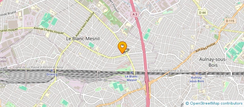 localisation de l'entreprise EURO - VASILE à LE BLANC-MESNIL