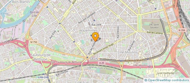 localisation de l'entreprise EURO VIANDES à LILLE