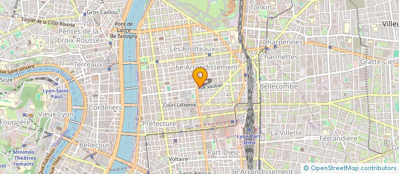 localisation de l'entreprise EURO VIANDES DIFFUSION à LYON