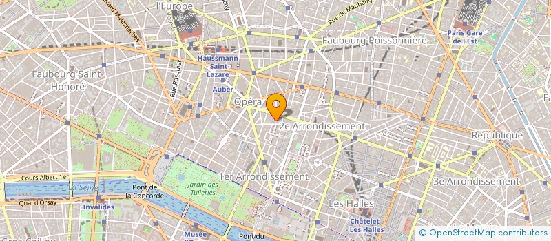 localisation de l'entreprise EURO WEB PARTNERS à PARIS
