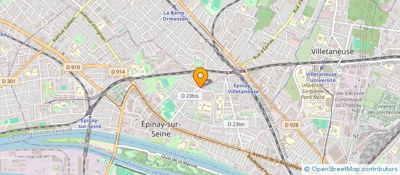 localisation de l'entreprise EURO WOOD à EPINAY-SUR-SEINE