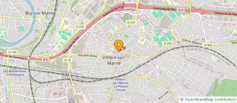 localisation de l'entreprise EURO WORLD KPR CITY à VILLIERS-SUR-MARNE