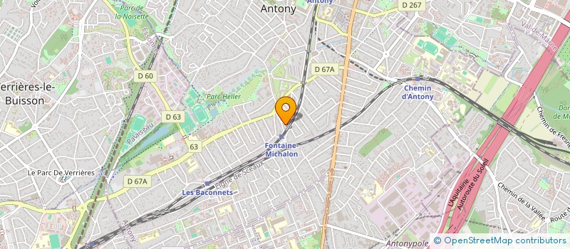 localisation de l'entreprise EUROAD BUSINESS CONSULTING à ANTONY