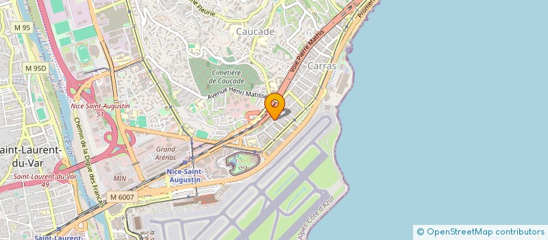 localisation de l'entreprise EUROAFRICA à NICE