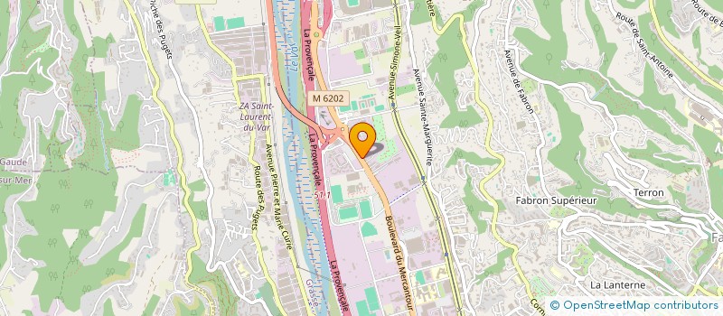 localisation de l'entreprise EUROBA  NICE