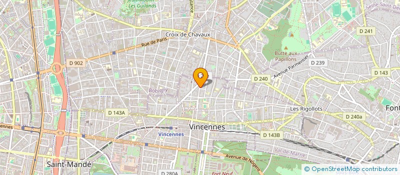 localisation de l'entreprise EUROBALTOUR FRANCE SARL à VINCENNES