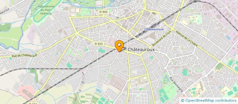 localisation de l'entreprise EUROBAT 2.000 à CHATEAUROUX