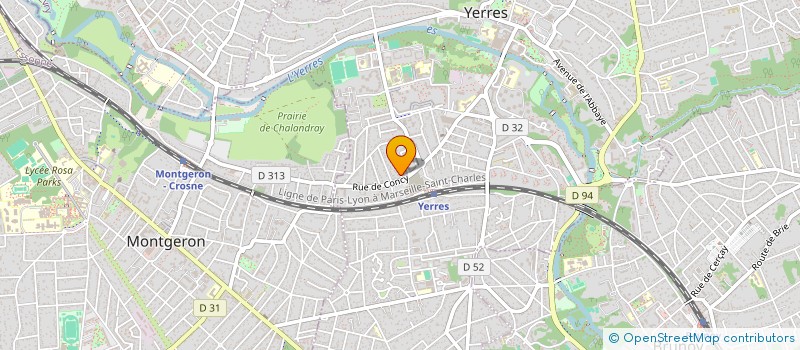 localisation de l'entreprise EUROBAT à YERRES