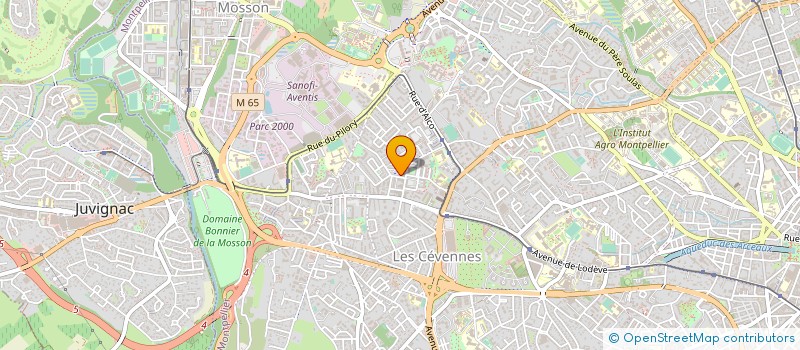 localisation de l'entreprise EUROBAT à MONTPELLIER