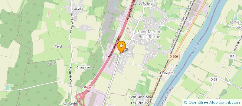 localisation de l'entreprise EUROBAT à SAINT-MARTIN-BELLE-ROCHE