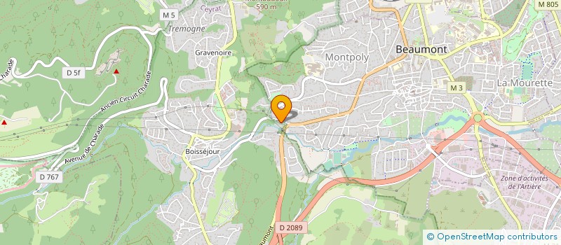 localisation de l'entreprise EUROBAT 63  CEYRAT