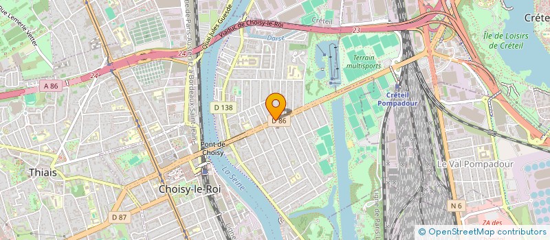 localisation de l'entreprise EUROBAT à CHOISY-LE-ROI