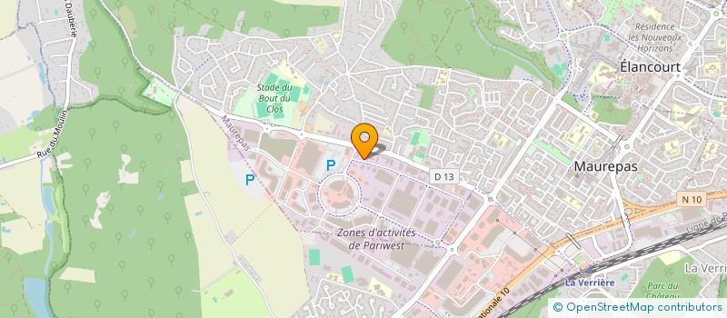 localisation de l'entreprise EUROBAT  MOISSY-CRAMAYEL
