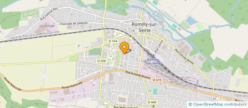 localisation de l'entreprise EUROBAT CONCESSION à ROMILLY-SUR-SEINE